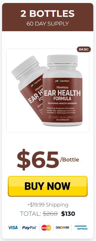 PillowPotion Ear Health Formula 2 bottle Price